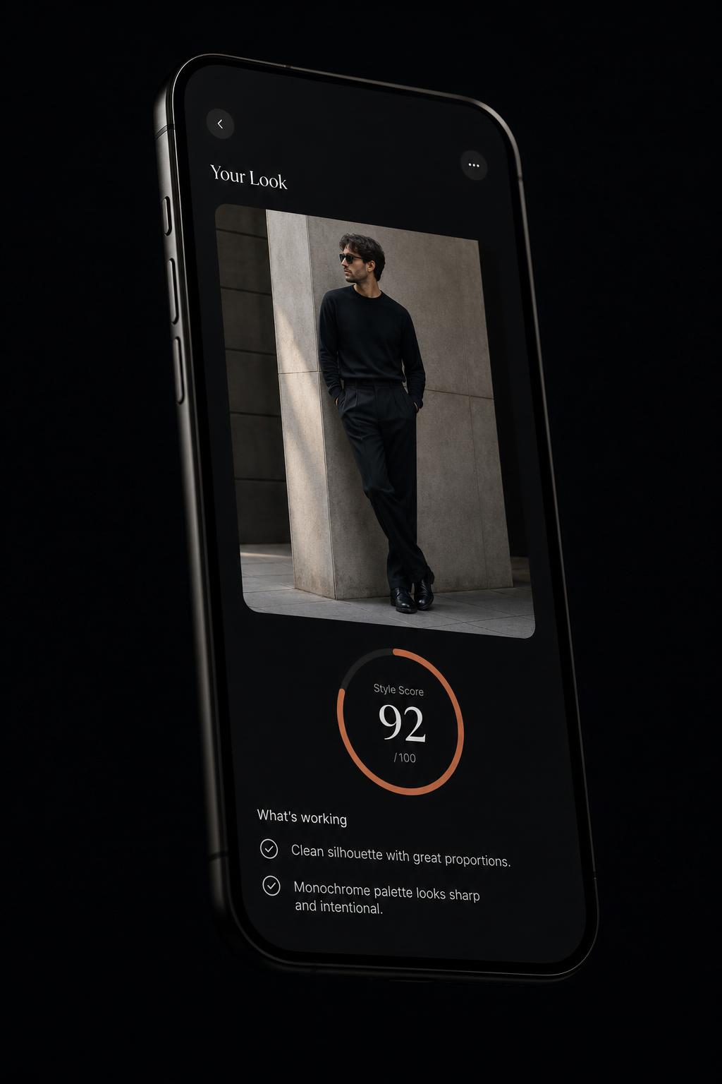 FitCheck — The Array app screen